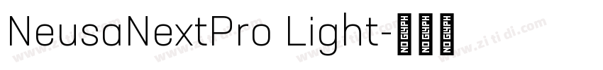 NeusaNextPro Light字体转换
